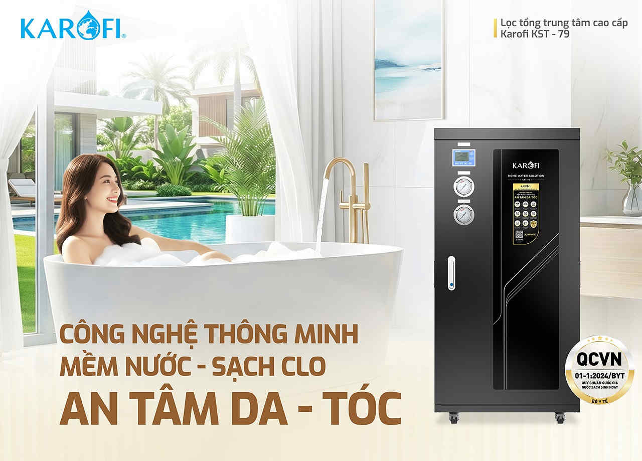 Lọc Tổng Trung Tâm Cao Cấp Karofi KST-79